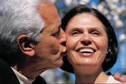 couple smootching
