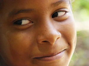 child smiling